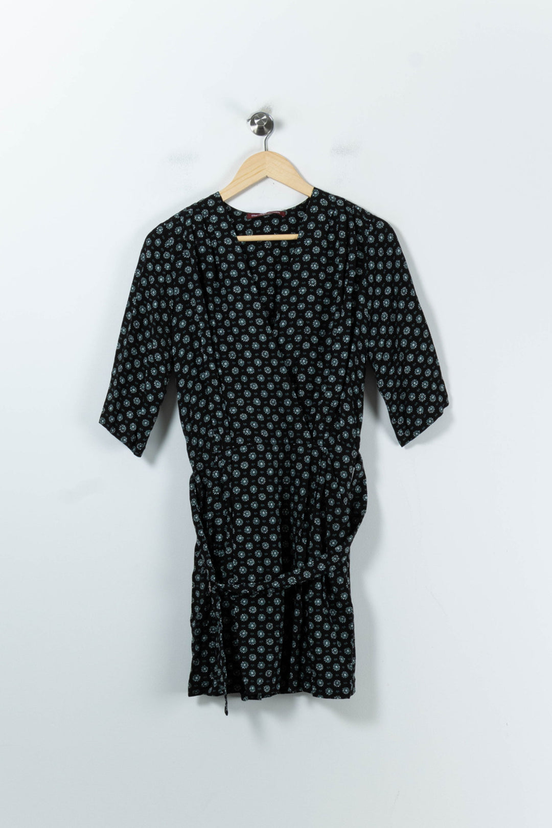 Robe Portefeuille Noire et Blanche - Taille S/36 de la marque Comptoir des Cotonniers | PARAD92014 - Vendu par Paradigme - Image 2