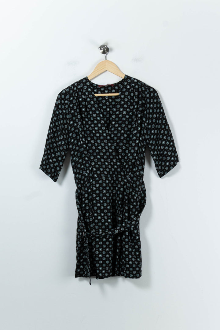 Robe Portefeuille Noire et Blanche - Taille S/36 de la marque Comptoir des Cotonniers | PARAD92014 - Vendu par Paradigme - Image 2
