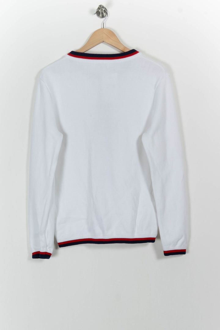 Cardigan Blanc et Bleu Marine - Taille XXXL/46 de la marque Weill | PARAD92029 - Vendu par Paradigme - Image 4