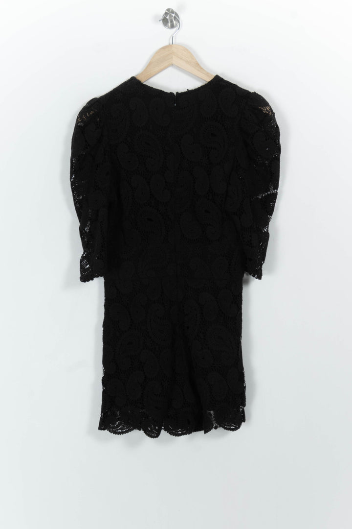Combishort Noir - Taille S/36 de la marque The Kooples | PARAD92033 - Vendu par Paradigme - Image 4