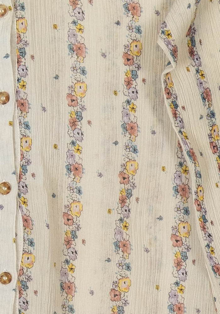 Chemise Fleurie Beige - Taille XS/34 de la marque Sézane | PARAD92034 - Vendu par Paradigme - Image 3