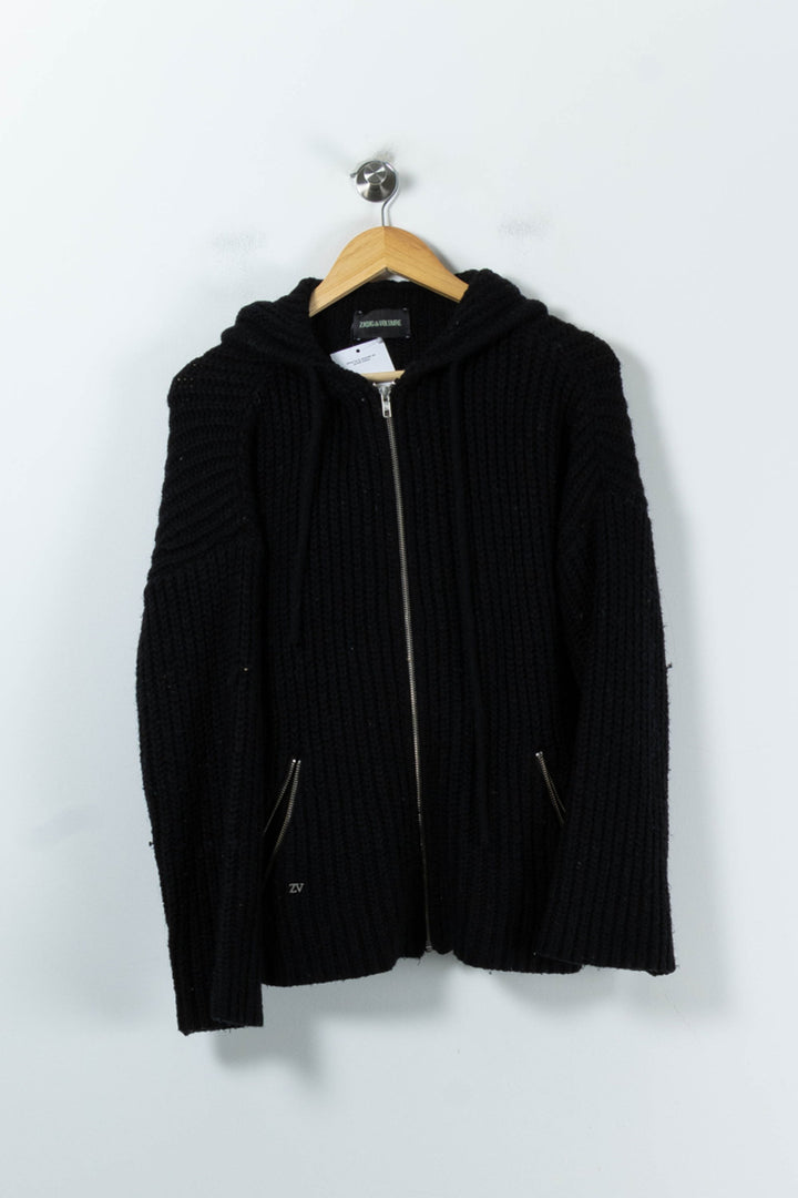 Gilet À Capuche Noir - Taille S/36 de la marque Zadig&Voltaire | PARAD92036 - Vendu par Paradigme - Image 2