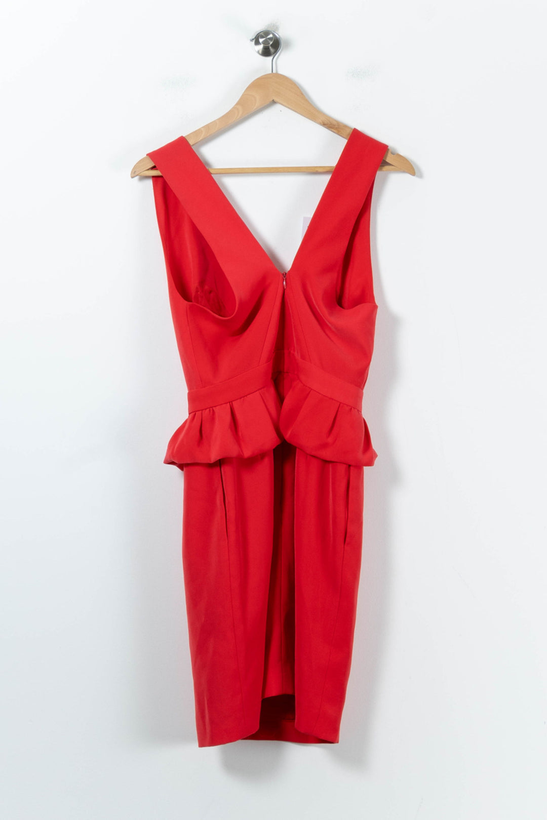 Robe Fourreau Rouge - Taille S/36 de la marque Maje | PARAD92040 - Vendu par Paradigme - Image 4