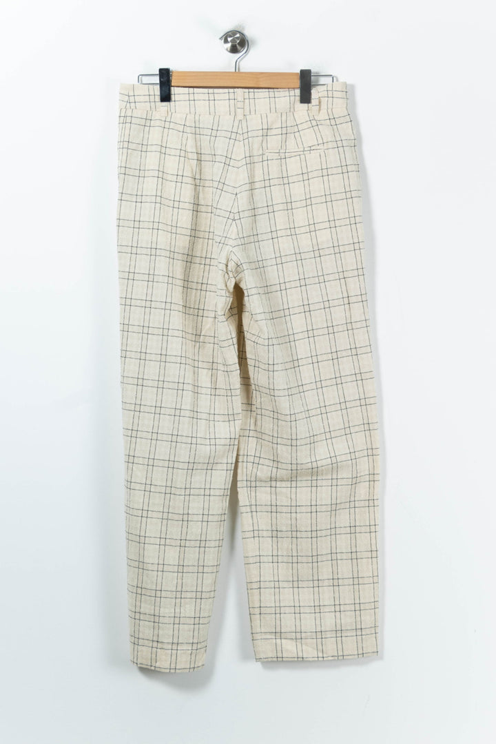 Pantalon Large Beige et Noir - Taille L/40 de la marque Sézane | PARAD92041 - Vendu par Paradigme - Image 4