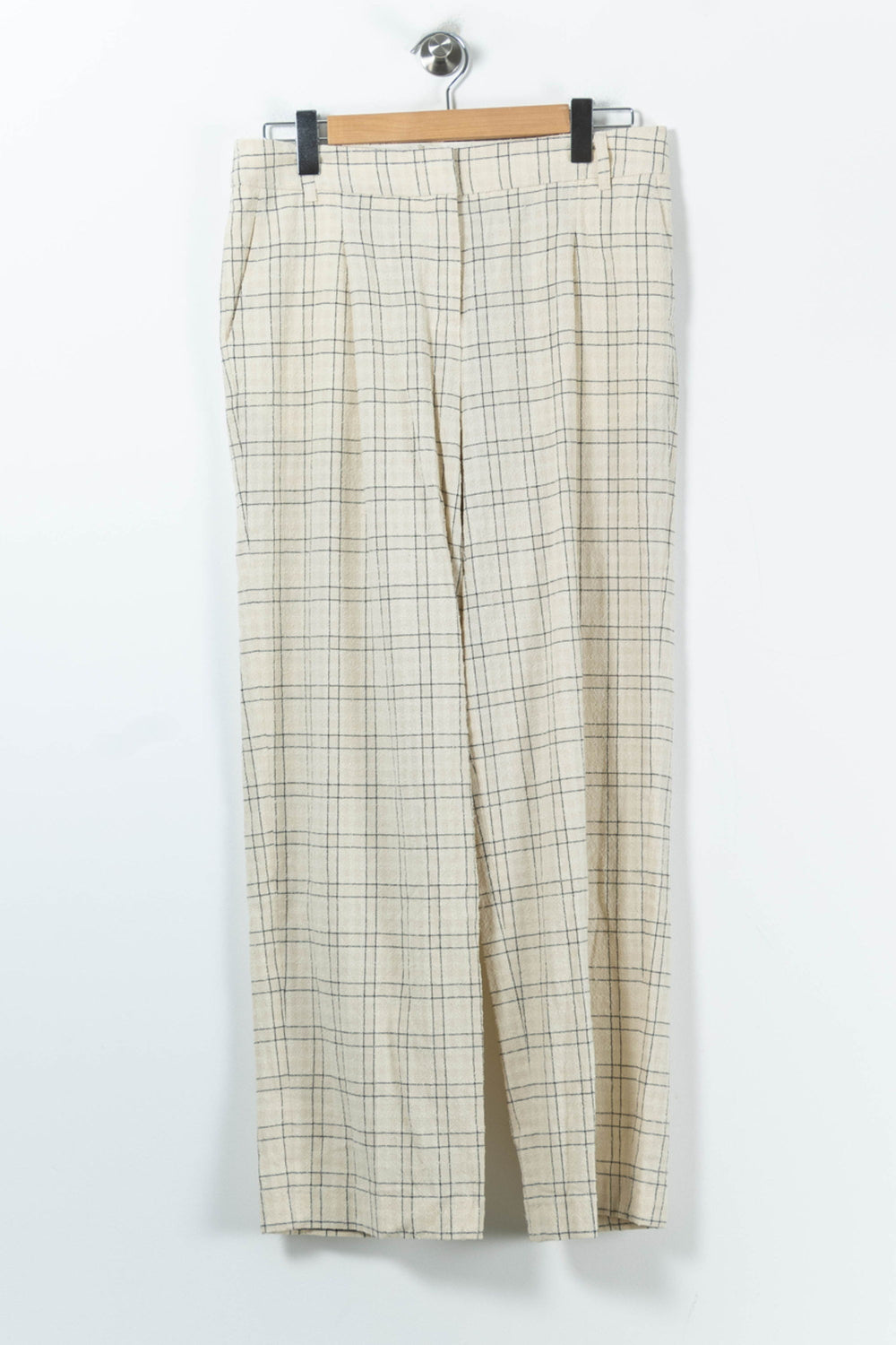 Pantalon Large Beige et Noir - Taille L/40 de la marque Sézane | PARAD92041 - Vendu par Paradigme - Image 2