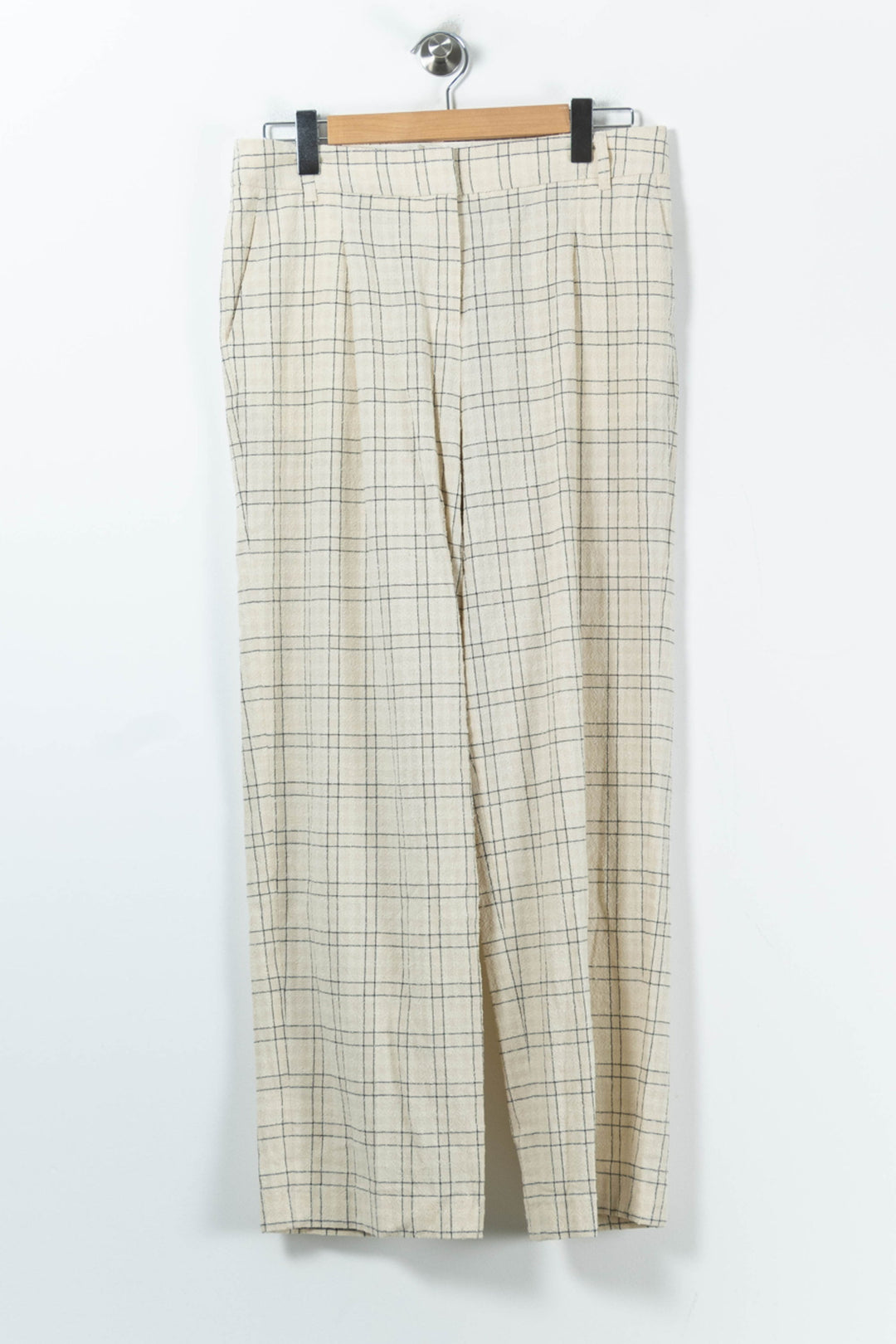 Pantalon Large Beige et Noir - Taille L/40 de la marque Sézane | PARAD92041 - Vendu par Paradigme - Image 2