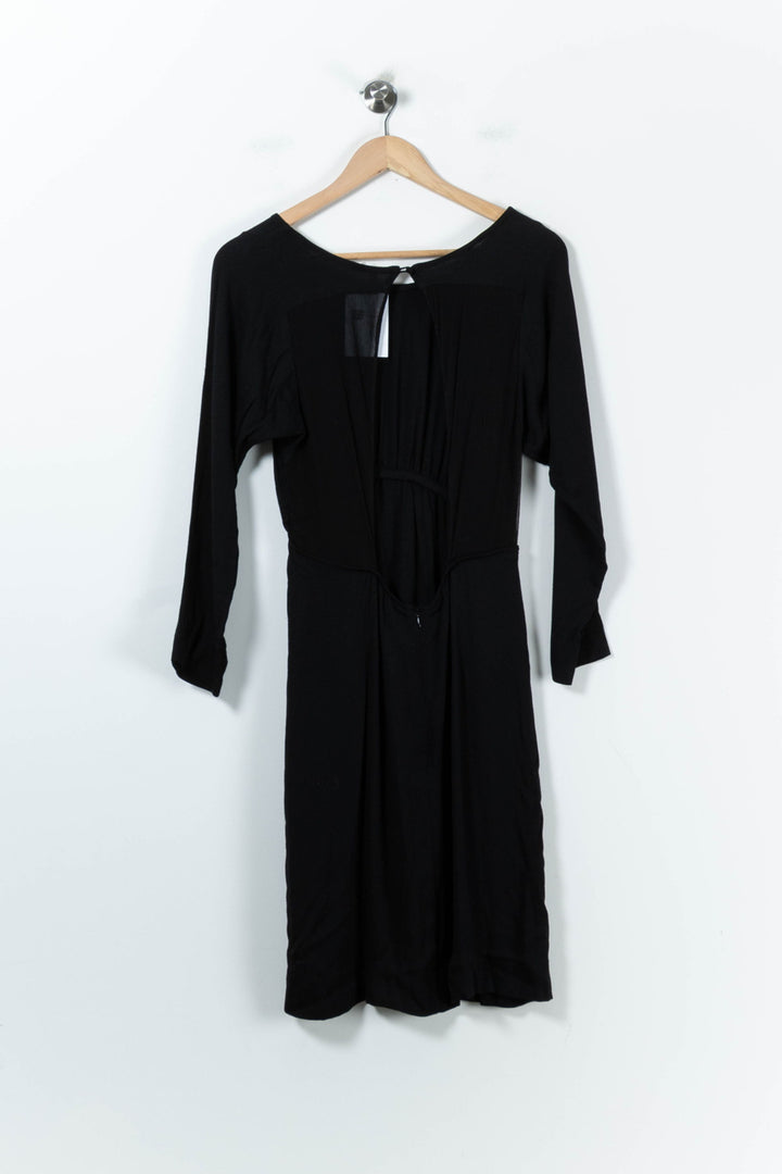 Robe Midi Noire - Taille L/40 de la marque ba&sh | PARAD92042 - Vendu par Paradigme - Image 4