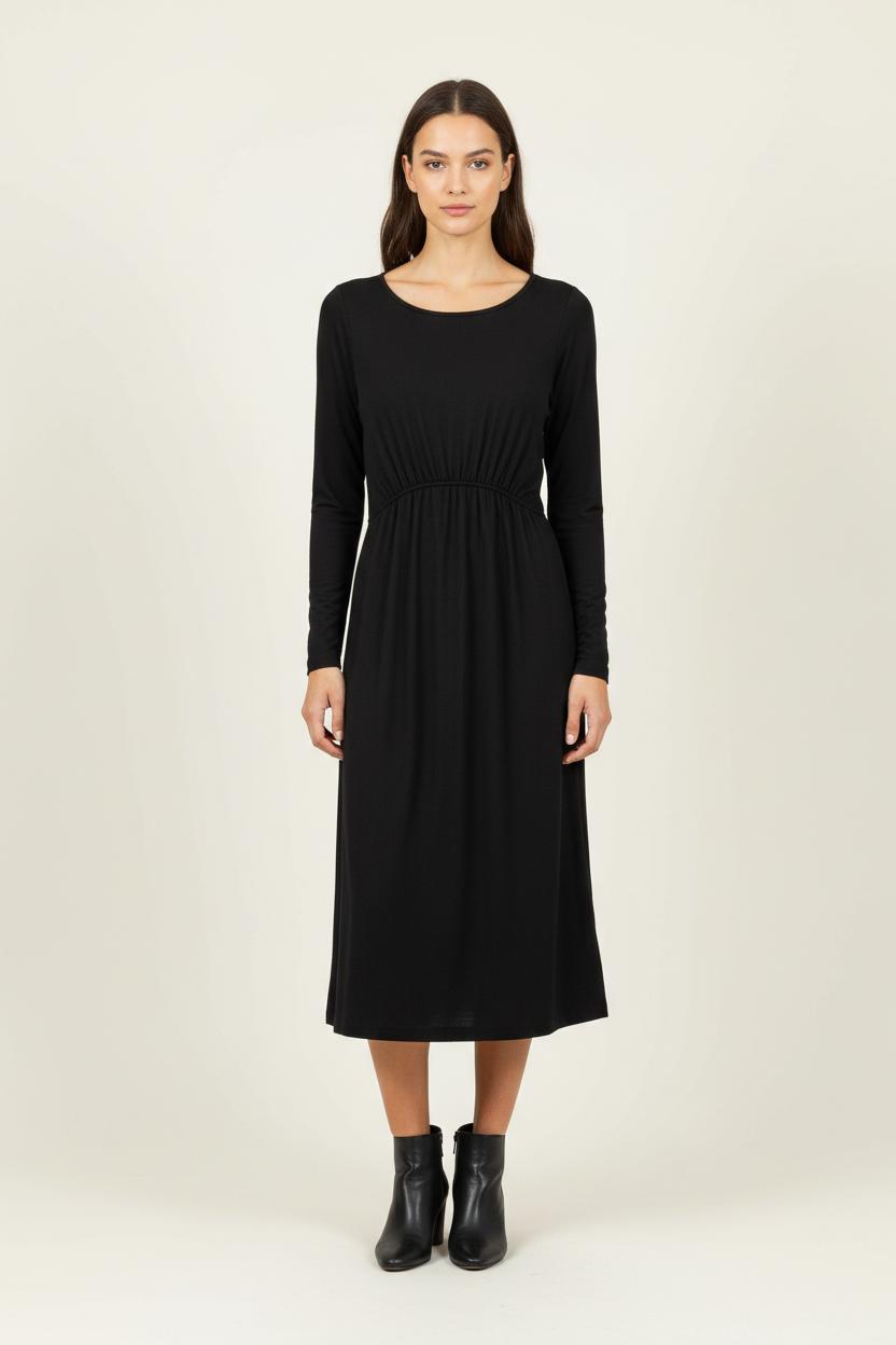 Robe Midi Noire - Taille L/40 de la marque ba&sh | PARAD92042 - Vendu par Paradigme - Image 1