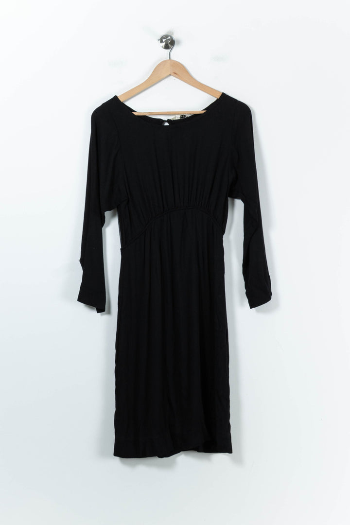 Robe Midi Noire - Taille L/40 de la marque ba&sh | PARAD92042 - Vendu par Paradigme - Image 2