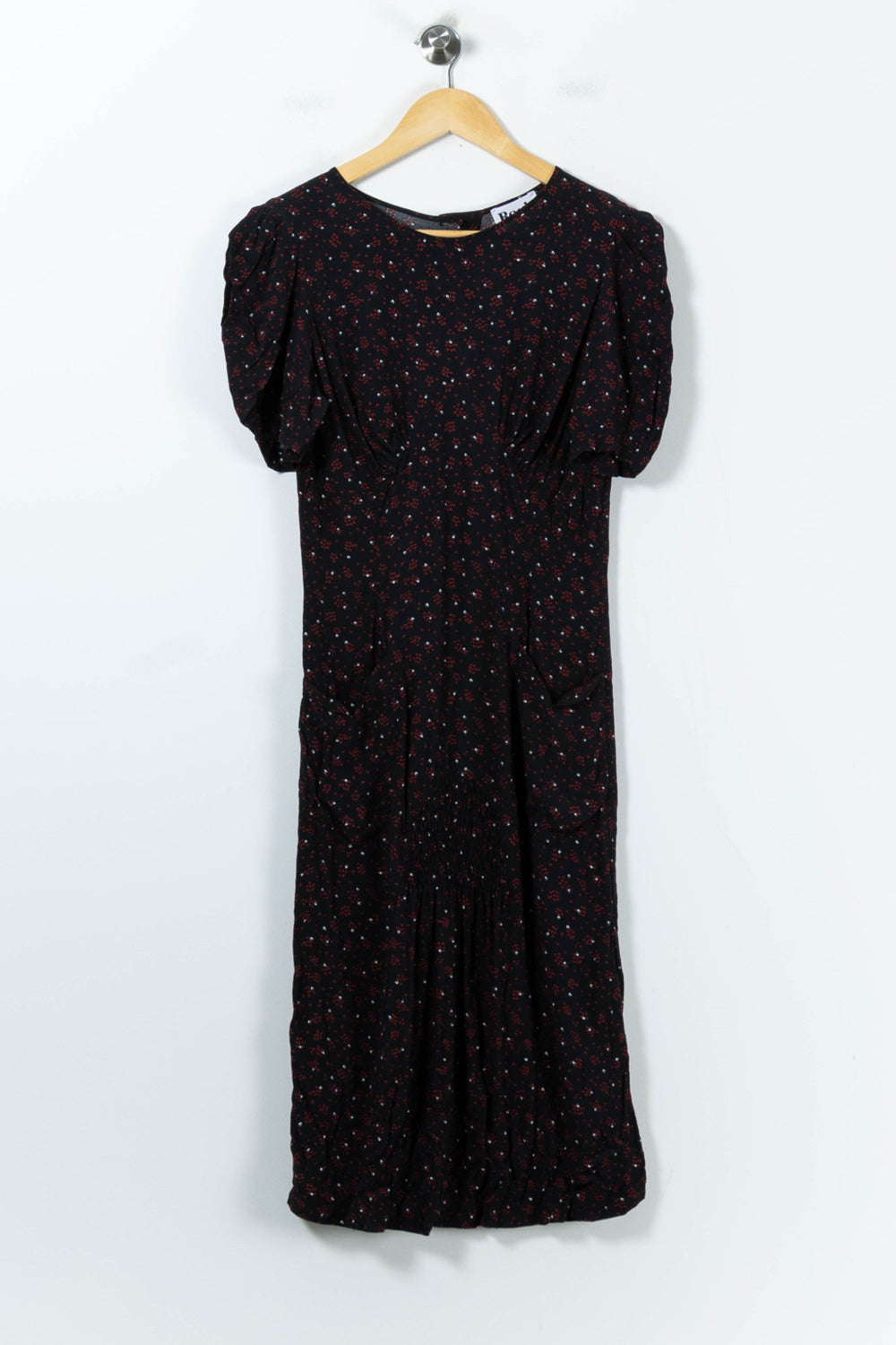 Robe Midi Noire - Taille S/36 de la marque Rouje | PARAD92043 - Vendu par Paradigme - Image 2