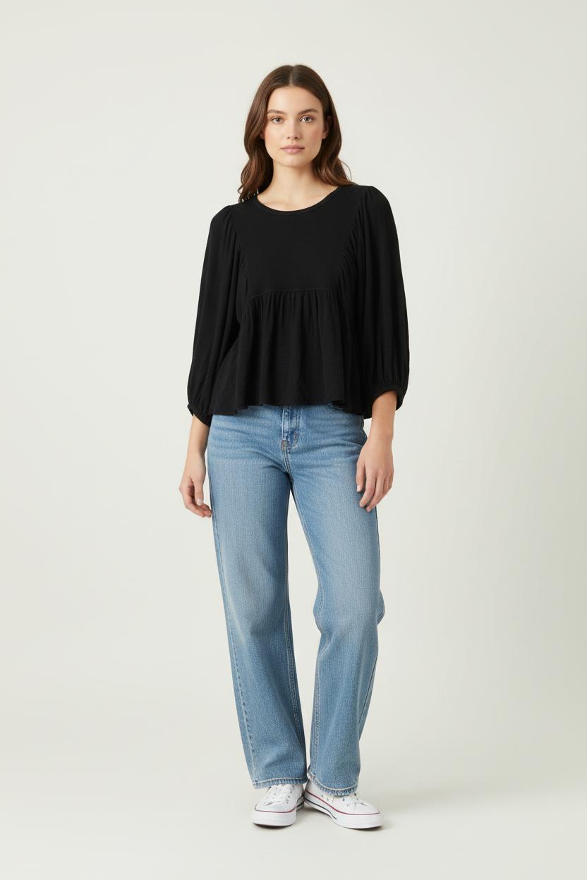 Blouse Noire - Taille M/38 de la marque ba&sh | PARAD92044 - Vendu par Paradigme - Image 1