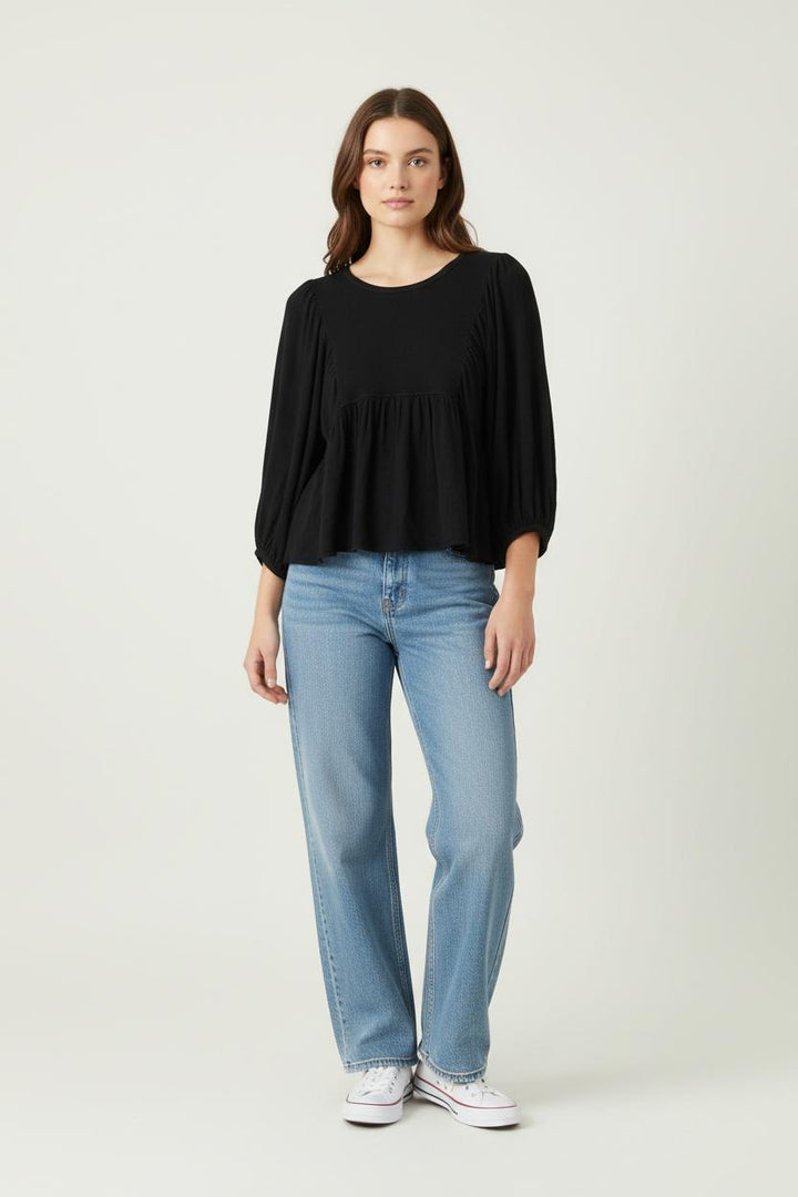 Blouse Noire - Taille M/38 de la marque ba&sh | PARAD92044 - Vendu par Paradigme - Image 1