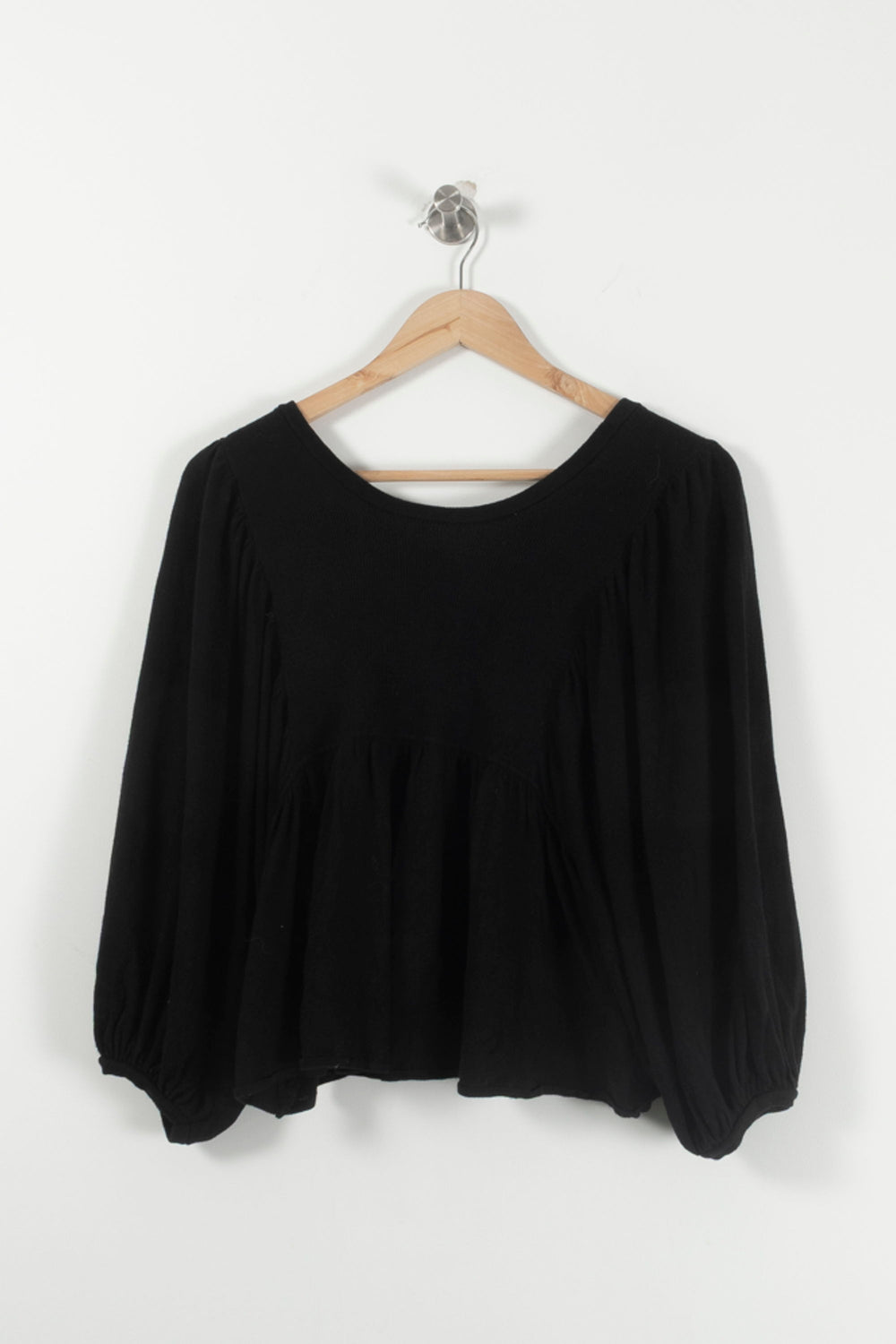 Blouse Noire - Taille M/38 de la marque ba&sh | PARAD92044 - Vendu par Paradigme - Image 2