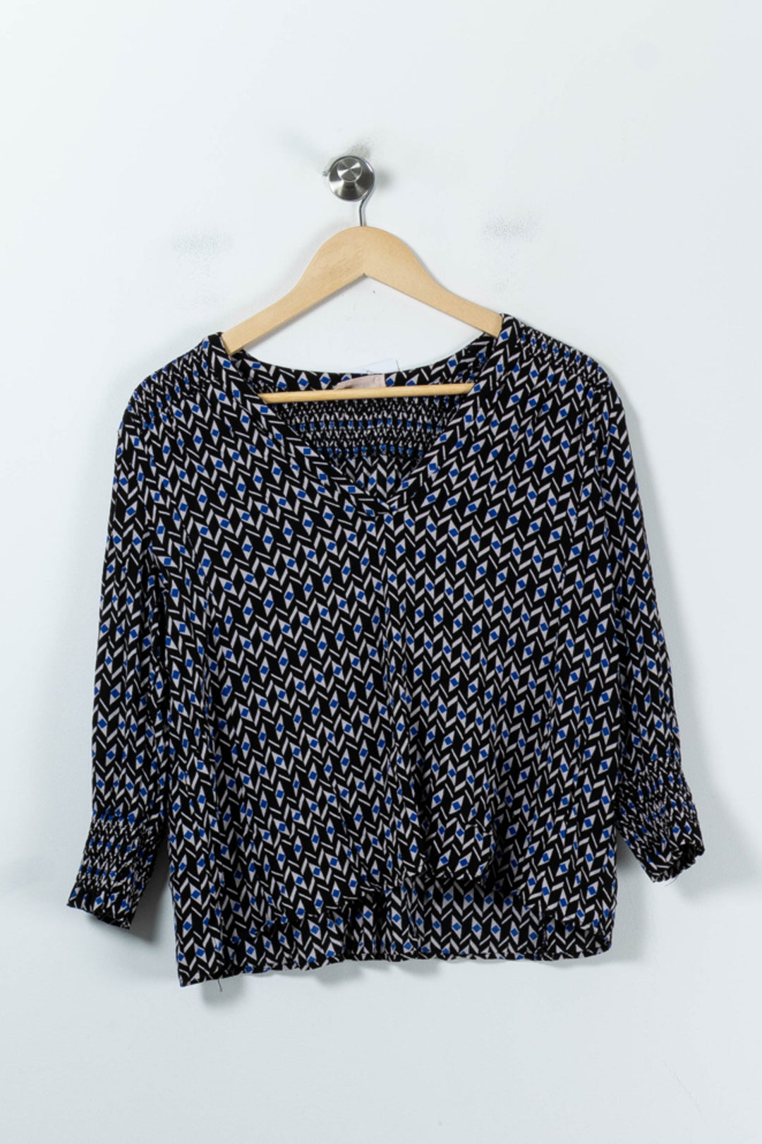 Blouse Noire et Bleue - Taille M/38 de la marque ba&sh | PARAD92045 - Vendu par Paradigme - Image 2