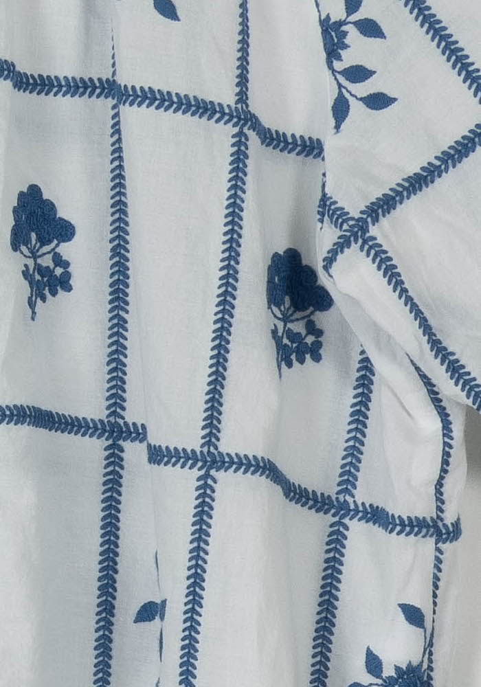 Blouse Blanche et Bleue - Taille M/38 de la marque Sézane | PARAD92046 - Vendu par Paradigme - Image 3