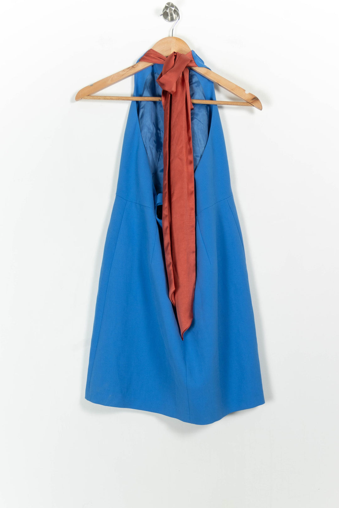 Robe mi-longue bleue - Taille L/40 de la marque Tara Jarmon | PARAD92048 - Vendu par Paradigme - Image 4