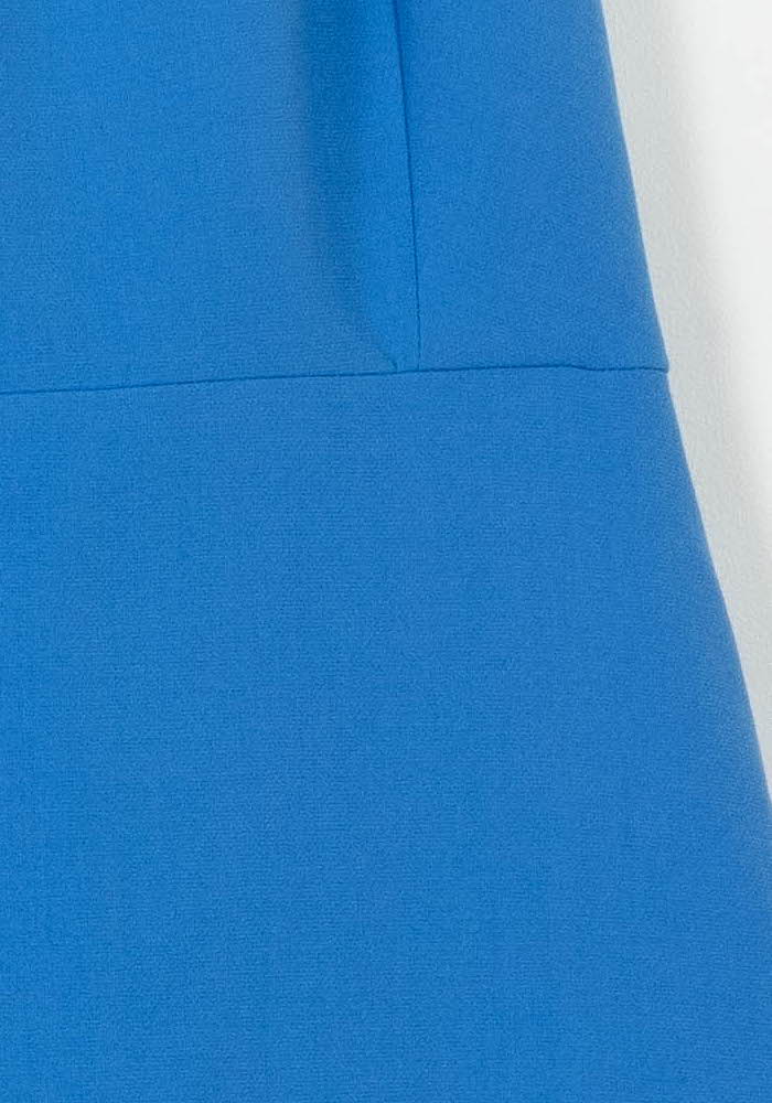 Robe mi-longue bleue - Taille L/40 de la marque Tara Jarmon | PARAD92048 - Vendu par Paradigme - Image 3