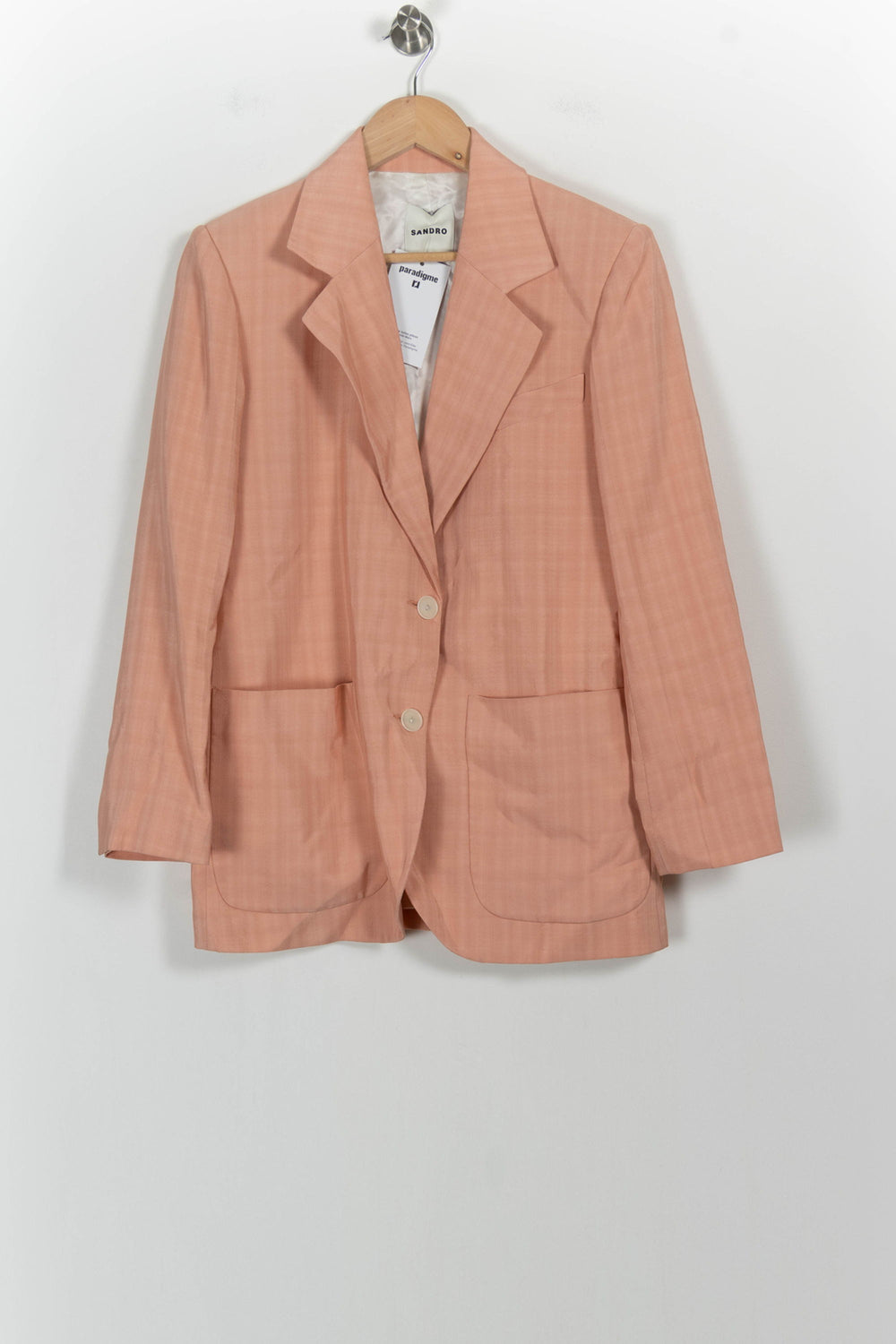 Blazer Rose - Taille XS/34 de la marque Sandro | PARAD92052 - Vendu par Paradigme - Image 2