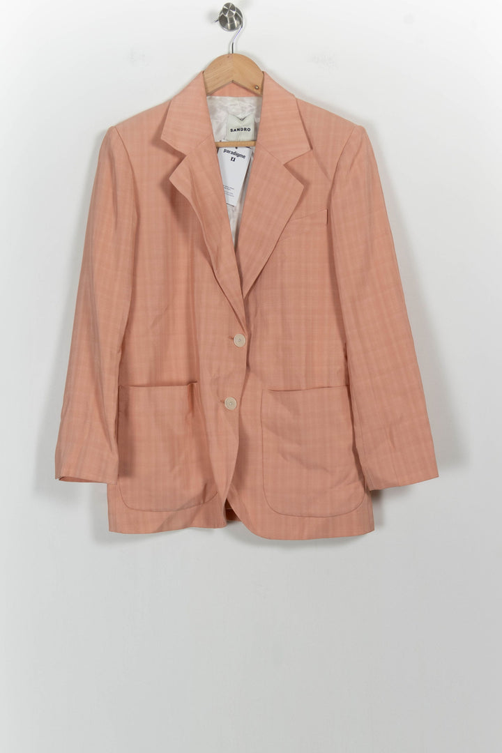 Blazer Rose - Taille XS/34 de la marque Sandro | PARAD92052 - Vendu par Paradigme - Image 2