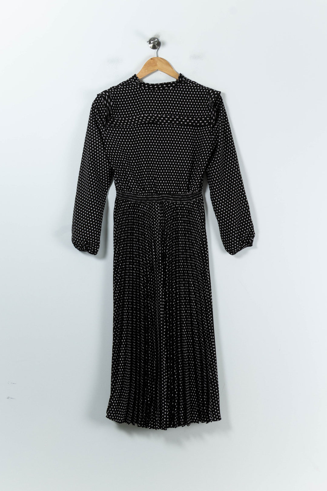 Robe Midi Noire et Blanche - Taille XS/34 de la marque Maje | PARAD92057 - Vendu par Paradigme - Image 4