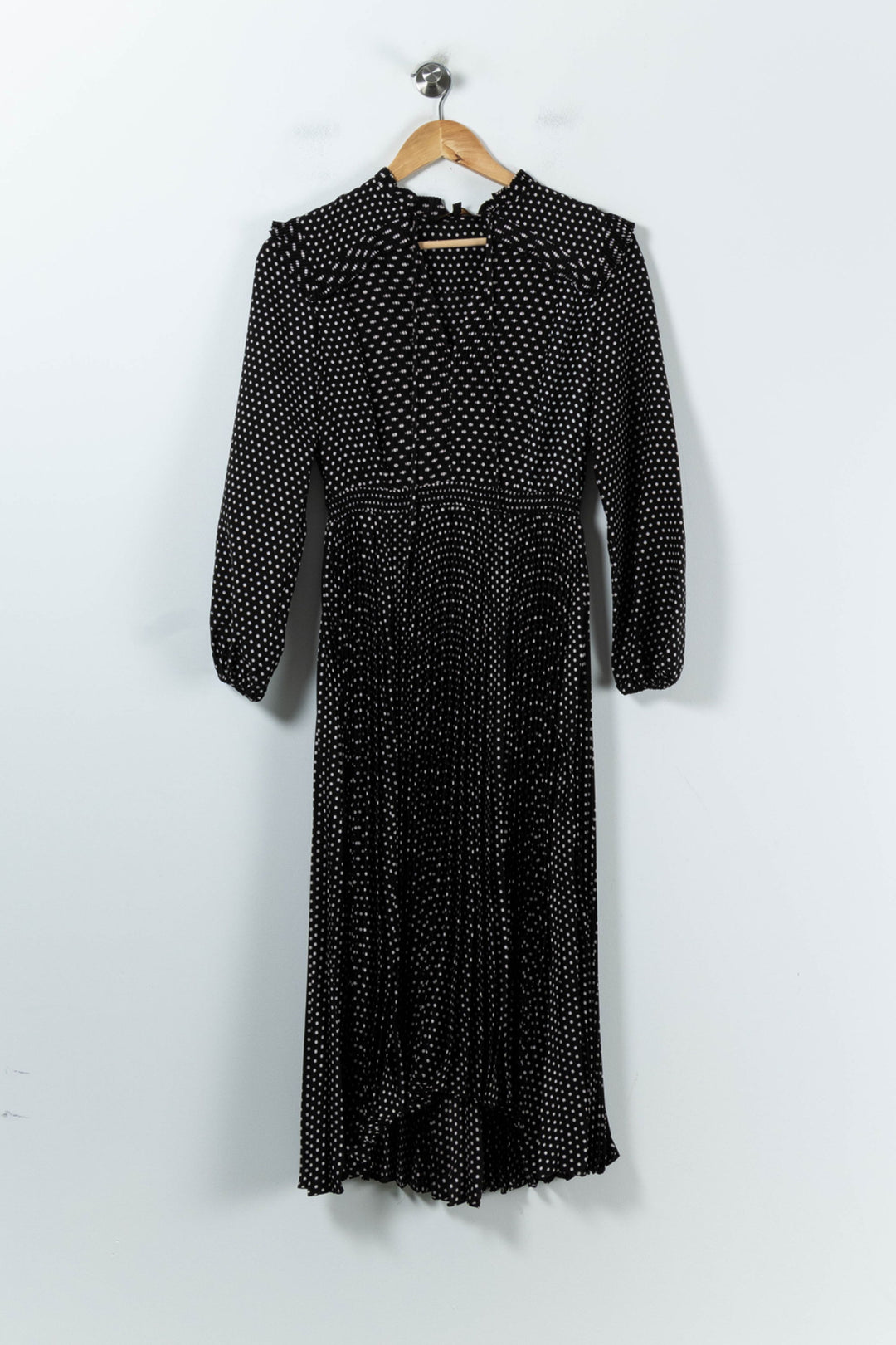 Robe Midi Noire et Blanche - Taille XS/34 de la marque Maje | PARAD92057 - Vendu par Paradigme - Image 2