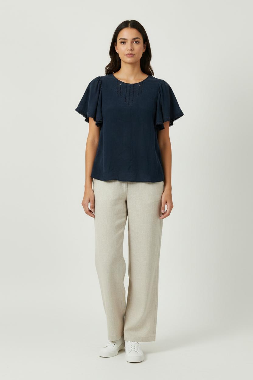 Blouse Bleue - Taille M/38 de la marque Sézane | PARAD92058 - Vendu par Paradigme - Image 1