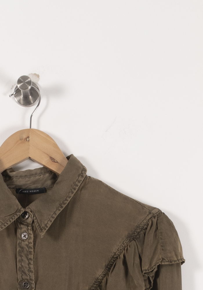 Chemise Verte - Taille S/36 de la marque IKKS | PARAD92073 - Vendu par Paradigme - Image 3