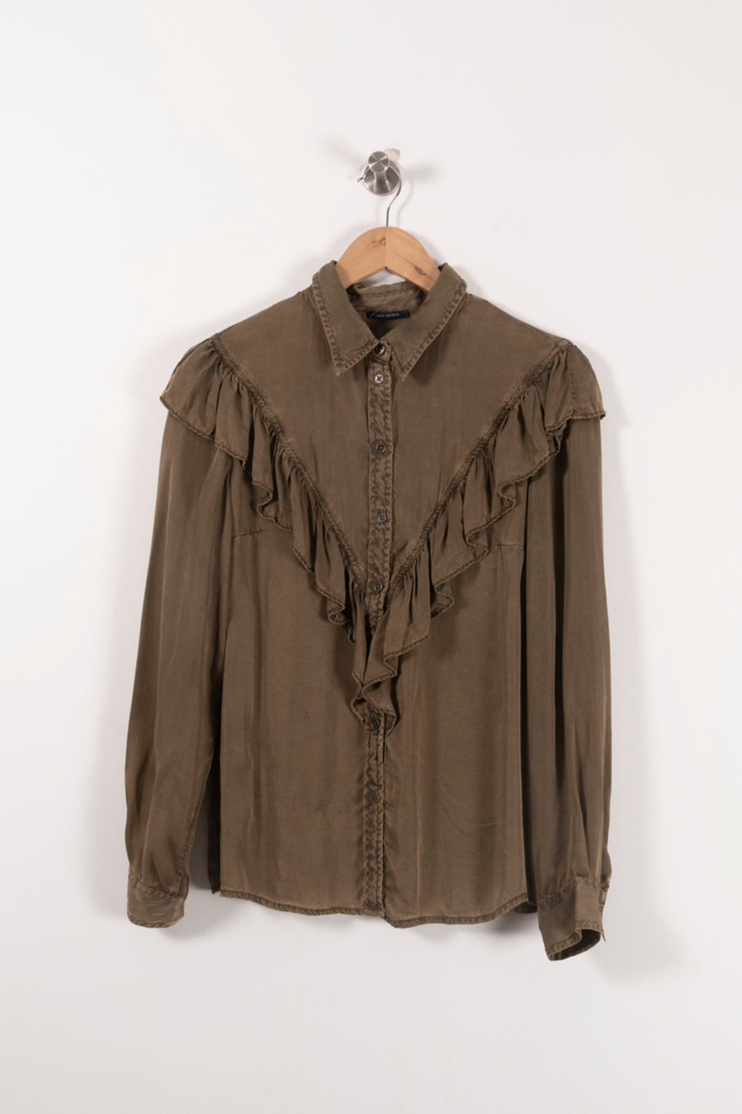 Chemise Verte - Taille S/36 de la marque IKKS | PARAD92073 - Vendu par Paradigme - Image 2