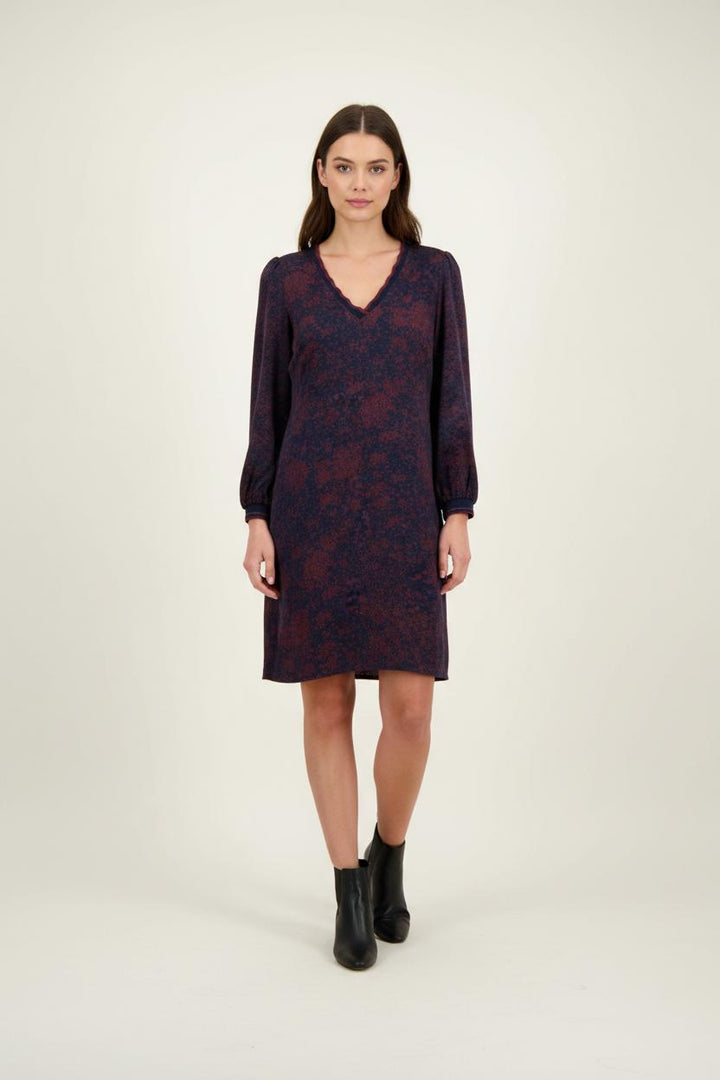 Robe Bleue et Bordeaux - Taille S/36 de la marque La Fée Maraboutée | PARAD92075 - Vendu par Paradigme - Image 1