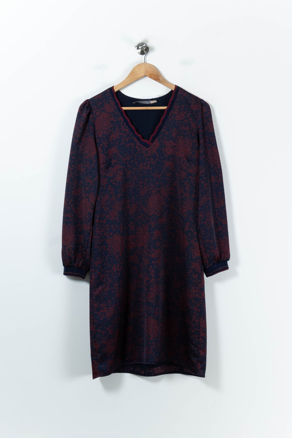 Robe Bleue et Bordeaux - Taille S/36 de la marque La Fée Maraboutée | PARAD92075 - Vendu par Paradigme - Image 2
