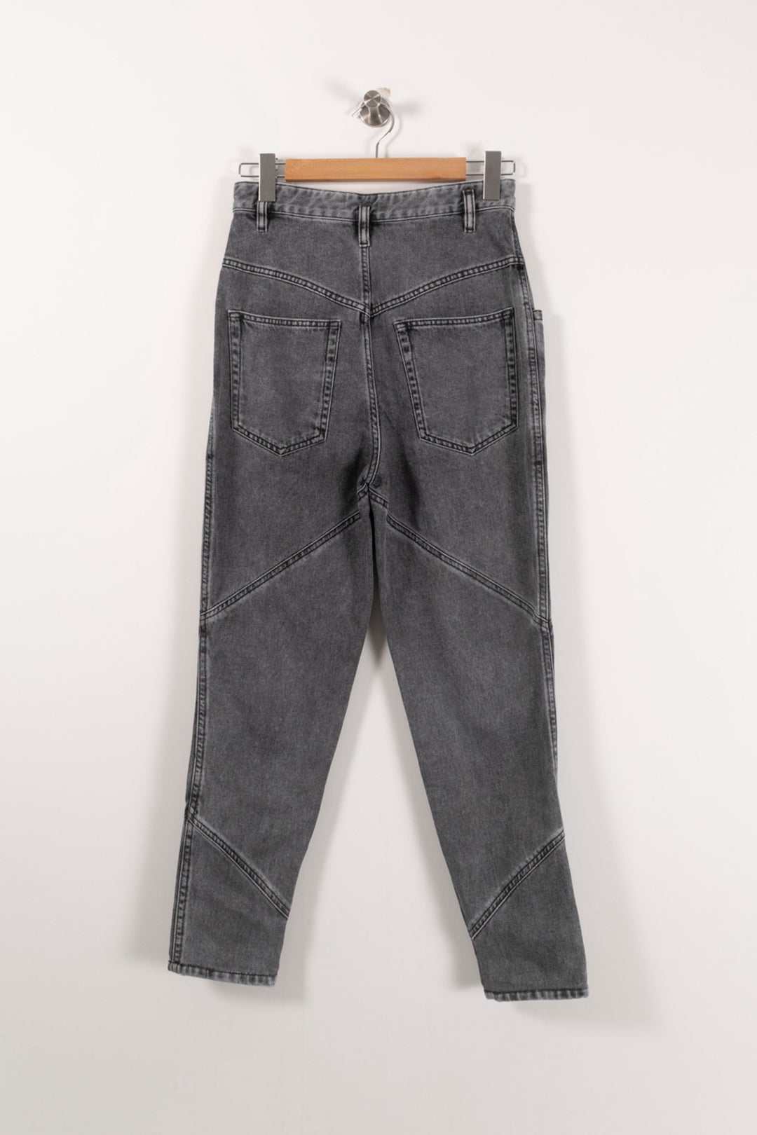 Jean Gris - Taille XS/34 de la marque Isabel Marant | PARAD92077 - Vendu par Paradigme - Image 4