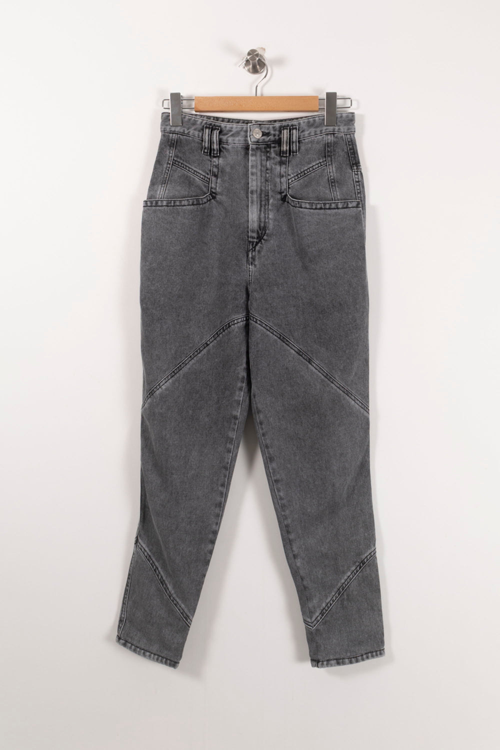 Jean Gris - Taille XS/34 de la marque Isabel Marant | PARAD92077 - Vendu par Paradigme - Image 2
