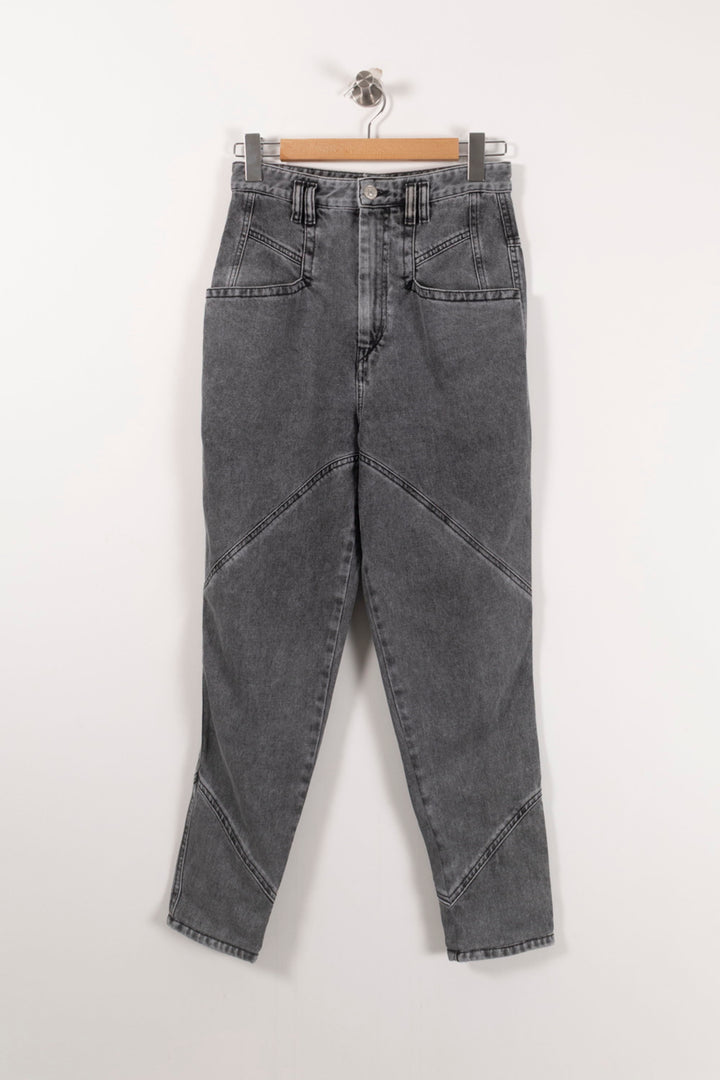 Jean Gris - Taille XS/34 de la marque Isabel Marant | PARAD92077 - Vendu par Paradigme - Image 2