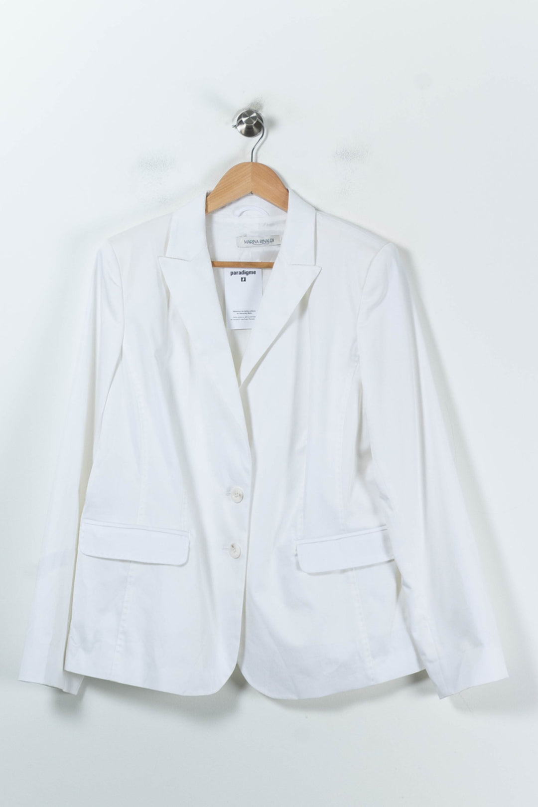 Blazer Blanc - Taille XXL/44 de la marque Marina Rinaldi | PARAD92083 - Vendu par Paradigme - Image 2