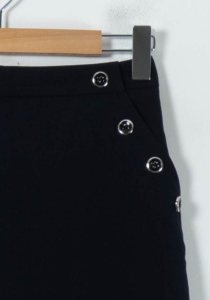 Jupe Droite Bleue - Taille S/36 de la marque Admise Paris | PARAD92091 - Vendu par Paradigme - Image 3