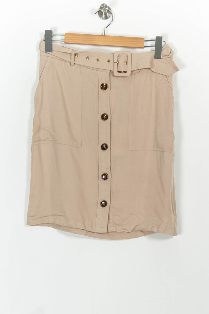 Jupe Boutonnée Beige - Taille M/38 de la marque La Petite Etoile | PARAD92092 - Vendu par Paradigme - Image 2