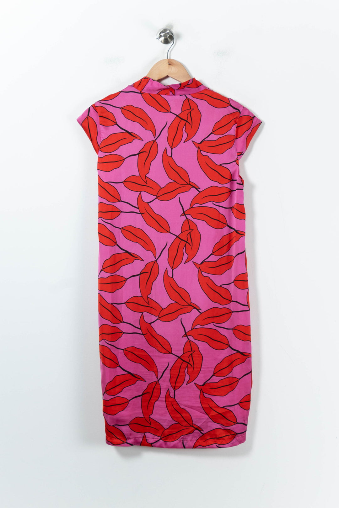 Robe Rose et Rouge - Taille S/36 de la marque La Fée Maraboutée | PARAD92094 - Vendu par Paradigme - Image 4