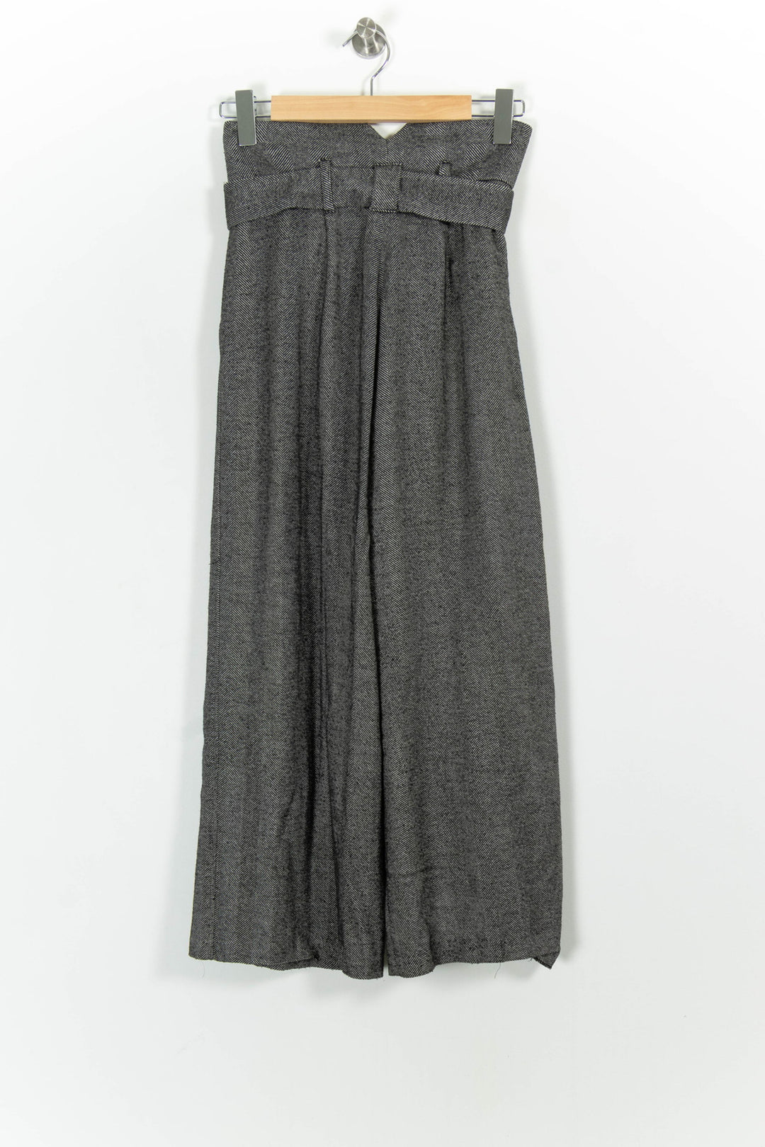 Pantalon Large Gris - Taille XS/34 de la marque Tara Jarmon | PARAD92097 - Vendu par Paradigme - Image 4