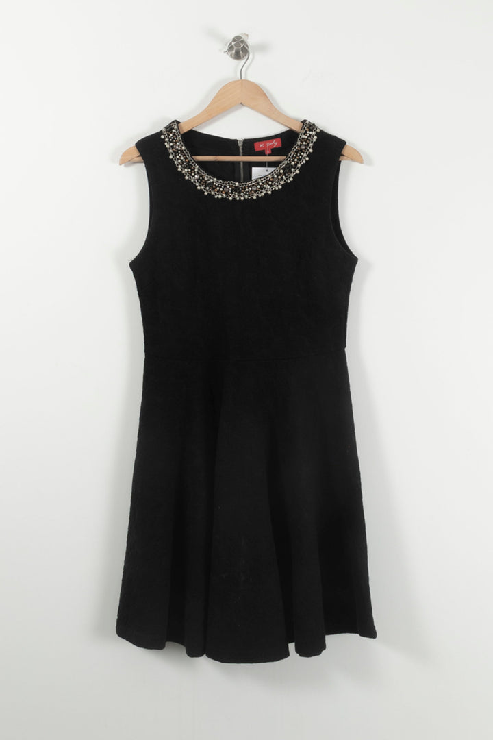 Robe Noire - Taille S/36 de la marque Derhy | PARAD92103 - Vendu par Paradigme - Image 2