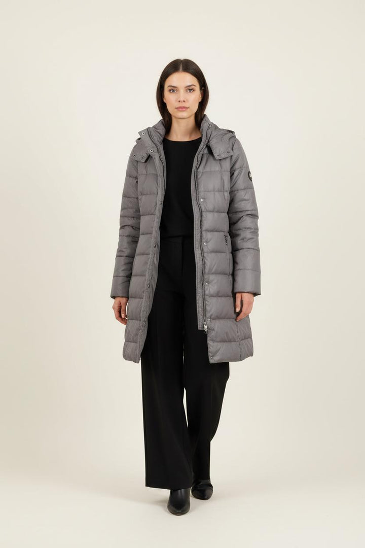 Parka Grise - Taille S/36 de la marque Caroll | PARAD92108 - Vendu par Paradigme - Image 1