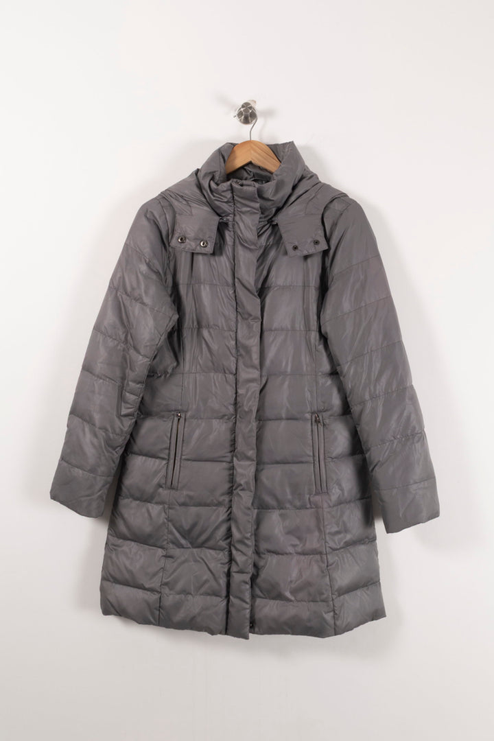 Parka Grise - Taille S/36 de la marque Caroll | PARAD92108 - Vendu par Paradigme - Image 2