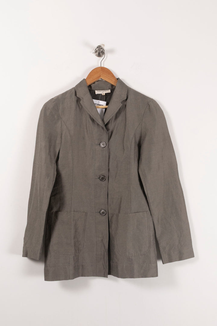 Veste Verte - Taille M/38 de la marque Tara Jarmon | PARAD92112 - Vendu par Paradigme - Image 2