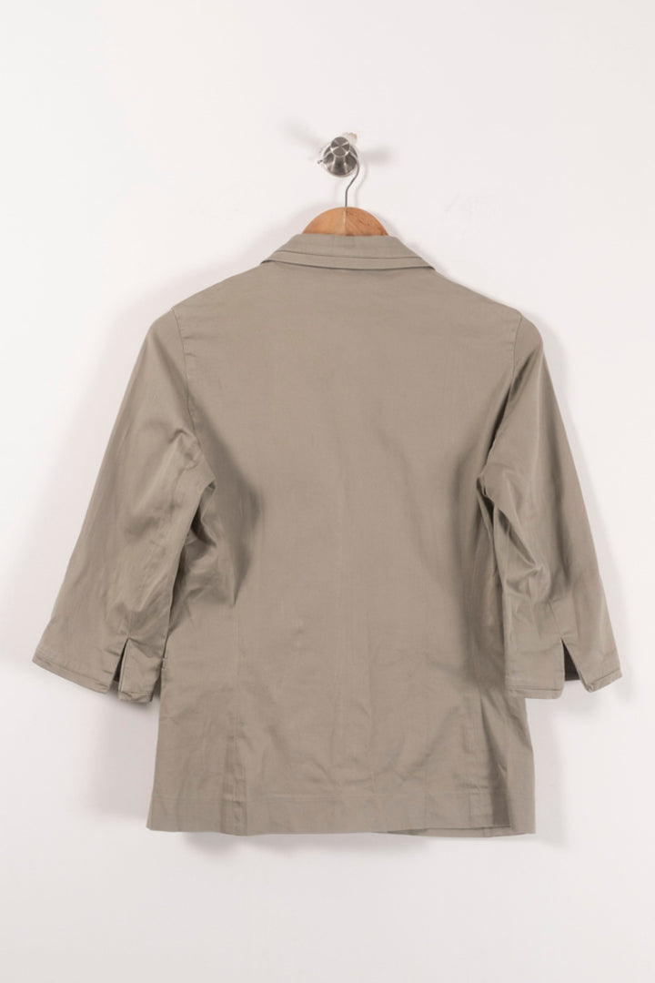 Veste Beige - Taille L/40 de la marque Caroll | PARAD92113 - Vendu par Paradigme - Image 4