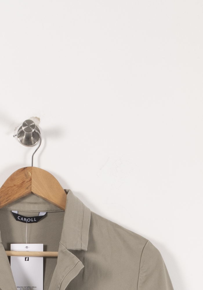 Veste Beige - Taille L/40 de la marque Caroll | PARAD92113 - Vendu par Paradigme - Image 3