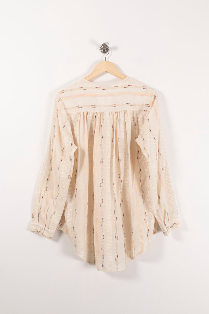 Blouse Écrue - Taille L/40 de la marque Imprevu | PARAD92119 - Vendu par Paradigme - Image 4