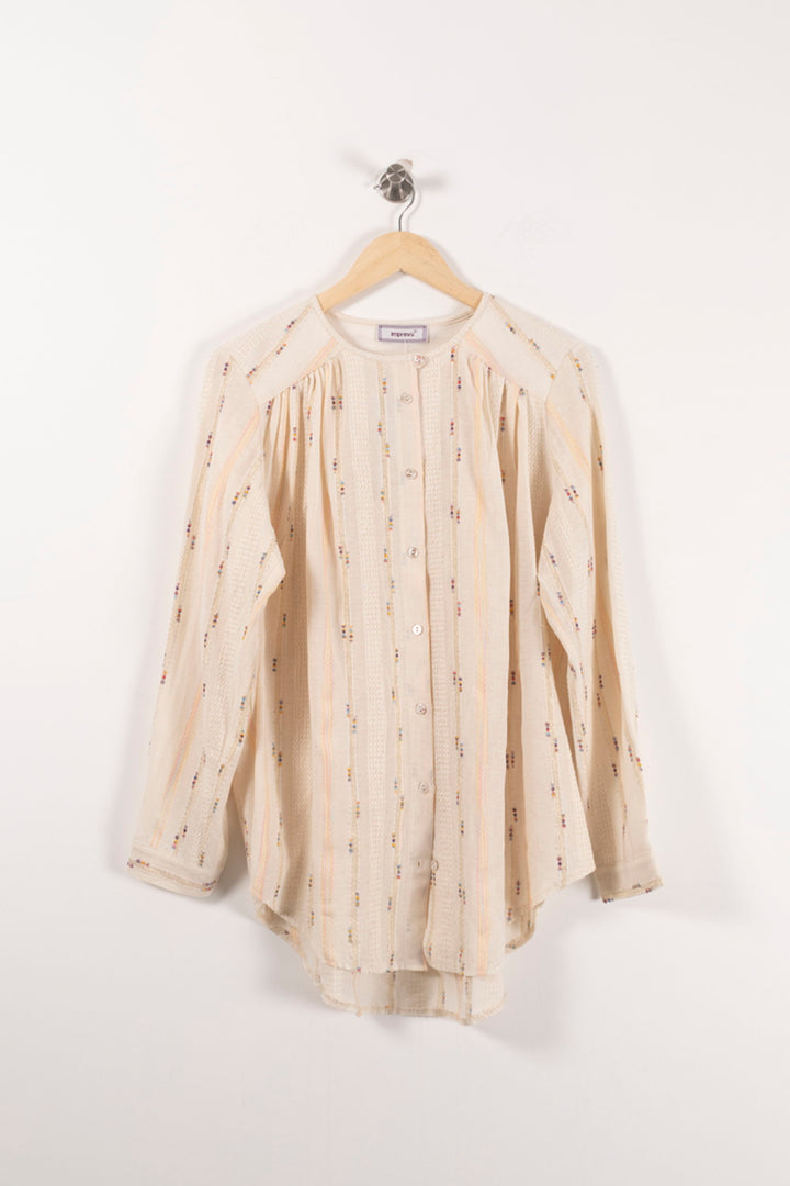 Blouse Écrue - Taille L/40 de la marque Imprevu | PARAD92119 - Vendu par Paradigme - Image 2