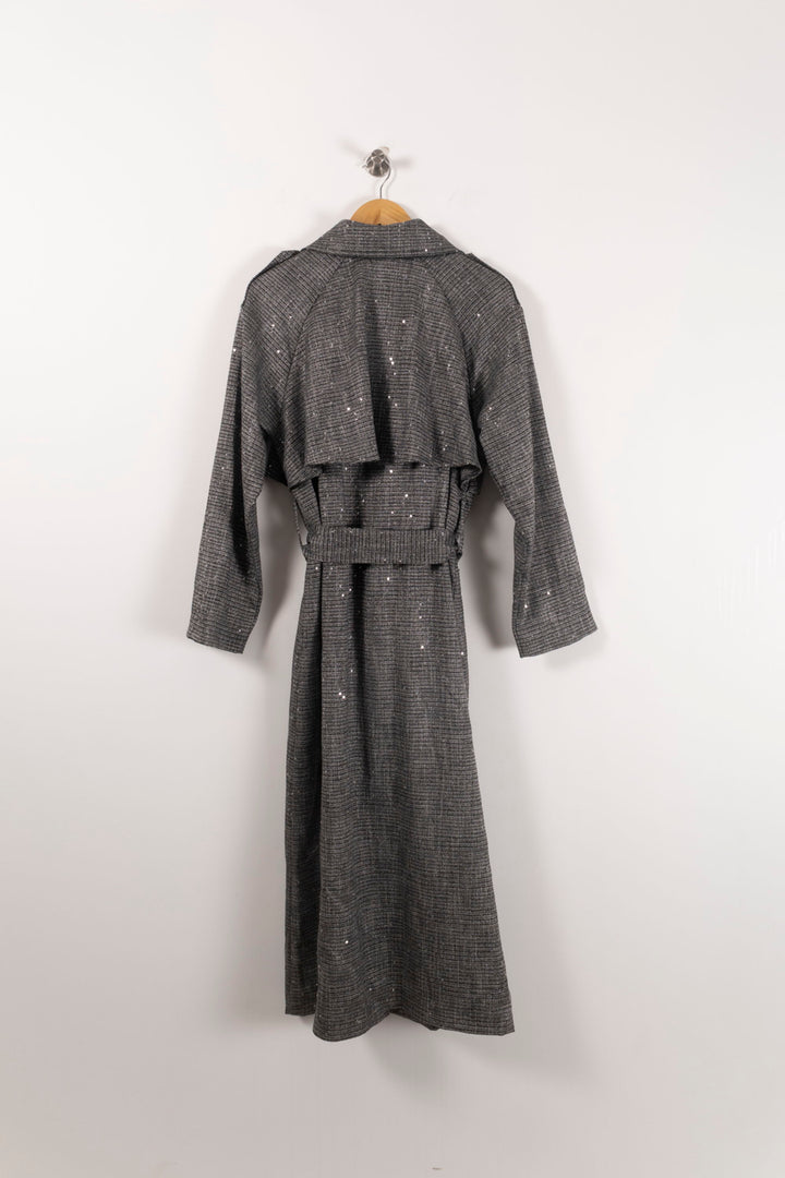 Trench Gris - Taille S/36 de la marque Imprevu | PARAD92127 - Vendu par Paradigme - Image 4