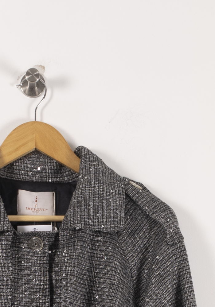Trench Gris - Taille S/36 de la marque Imprevu | PARAD92127 - Vendu par Paradigme - Image 3
