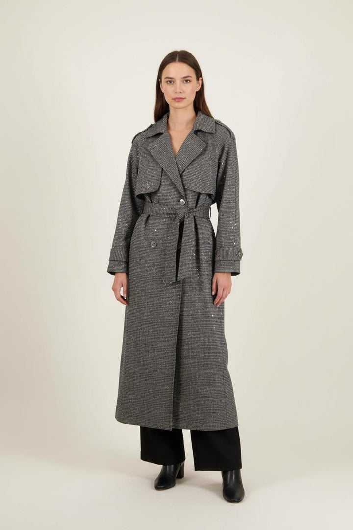 Trench Gris - Taille S/36 de la marque Imprevu | PARAD92127 - Vendu par Paradigme - Image 1