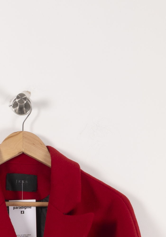 Manteau Rouge - Taille L/40 de la marque IKKS | PARAD92132 - Vendu par Paradigme - Image 3